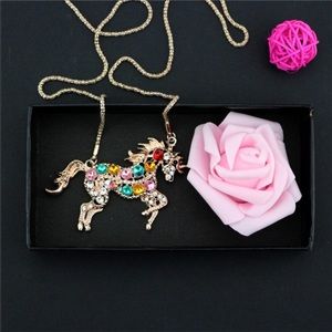 Horsey horse horse necklace
